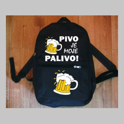 Pivo je moje palivo jednoduchý ľahký ruksak, rozmery pri plnom obsahu cca: 40x27x10cm materiál 100%polyester